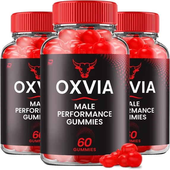 Oxvia Gummies 3 bottles